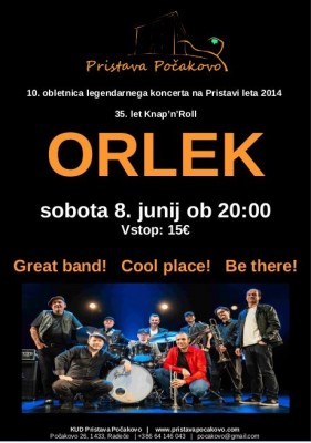 8.6.2024 - 20.00 - Koncert skupine Orlek