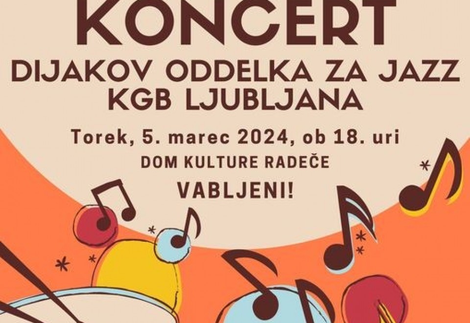 Jazz koncert dijakov Oddelka za jazz KGB Ljubljana