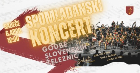 6.4.2024 - 19.00 - Spomladanski koncert Godbe Slovenskih železnic