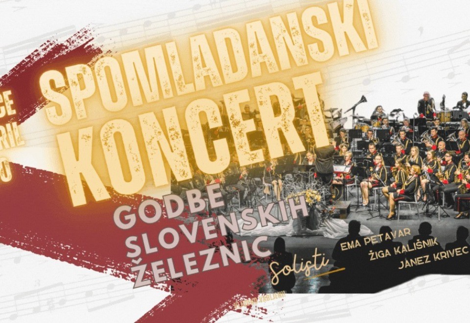 Spomladanski koncert Godbe slovenskih železnic v Radečah