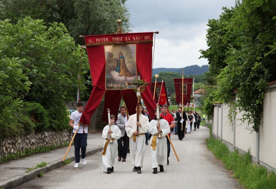 Tradicionalna procesija ob prazniku Sv. Rešnjega Telesa