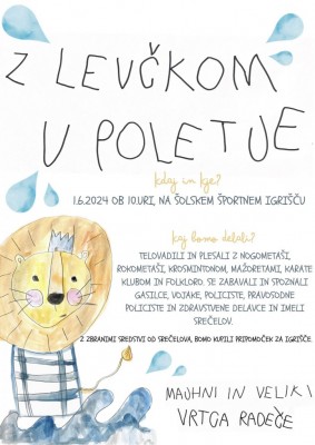 1.6.2024 - 10.00 - Z levčkom v poletje