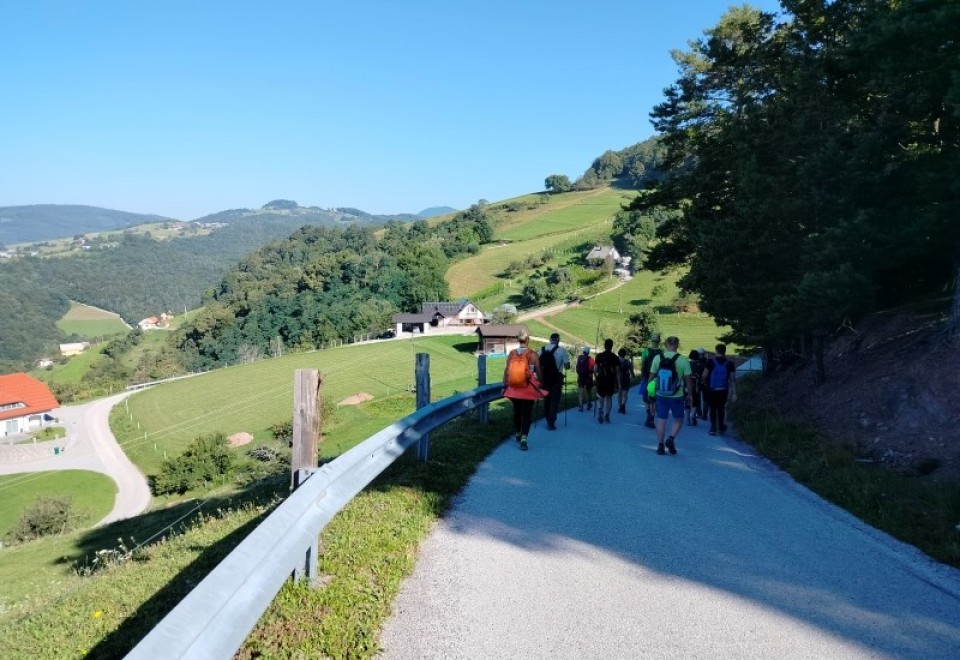 Grozdetovo peš romanje od Brunka do Zaplaza