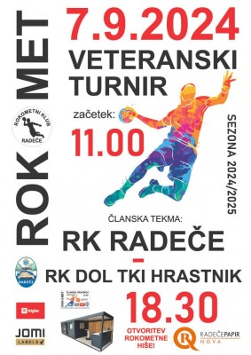 7.9.2024 - 11.00 - Veteranski turnir in članska tekma