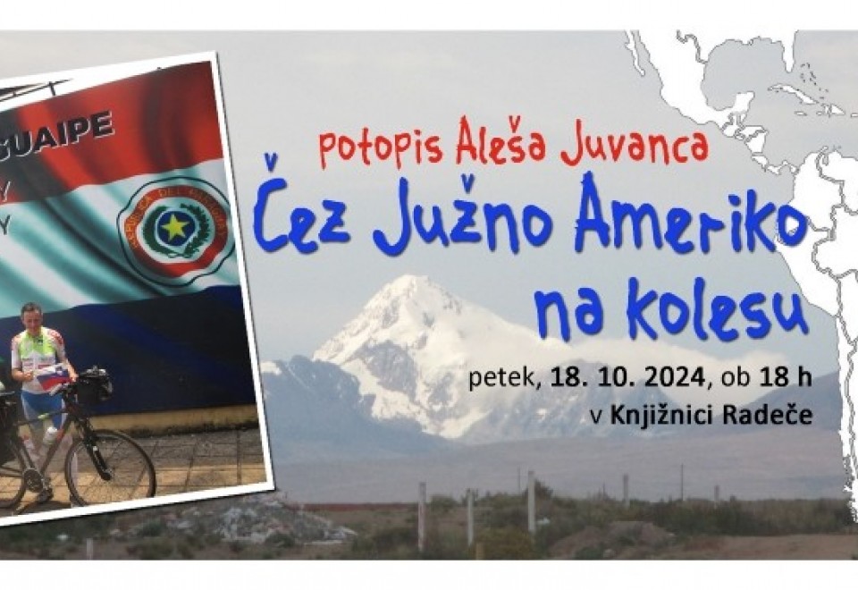 Čez Južno Ameriko na kolesu, potopis Aleša Juvanca
