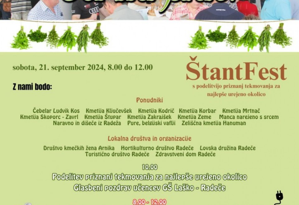 ŠtantFest s podelitvijo priznanj tekmovanja za najlepše urejeno okolico