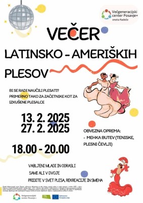 27.2.2025 - 18.00 - Večer latinsko-ameriških plesov