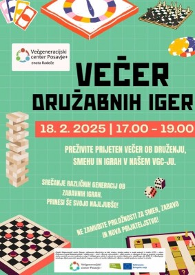 18.2.2025 - 17.00 - Večer družabnih iger