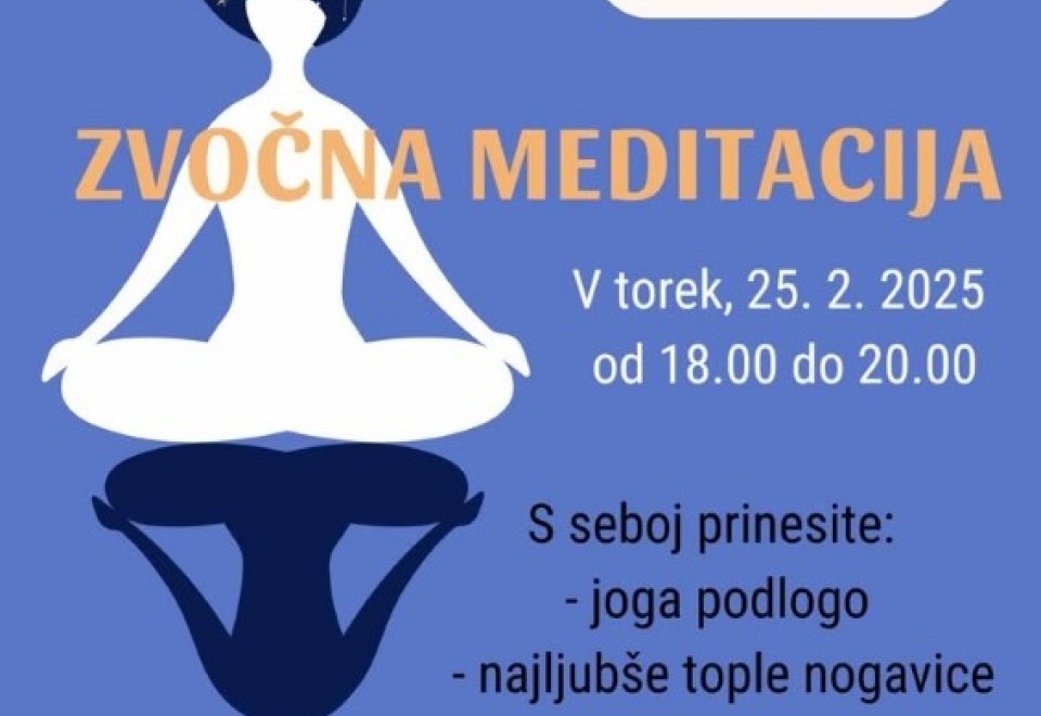 Zvočna meditacija v VGC Radeče