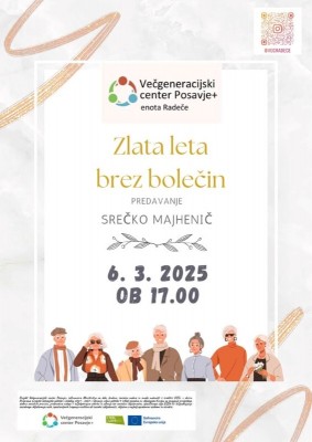 6.3.2025 - 17.00 - Zlata leta brez bolečin