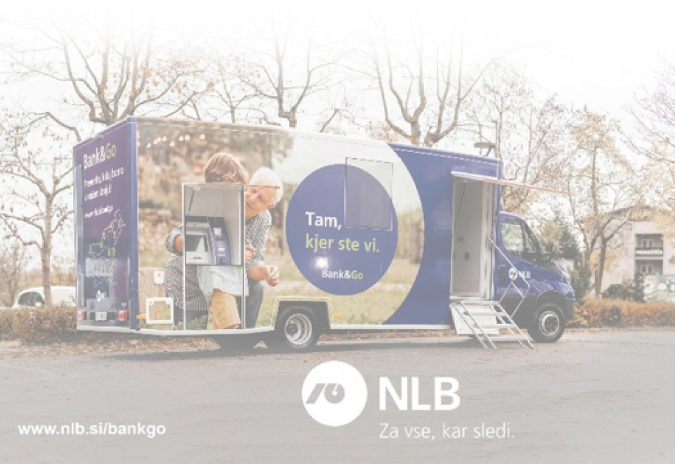 Obvestilo o mobilni banki NLB v Radečah