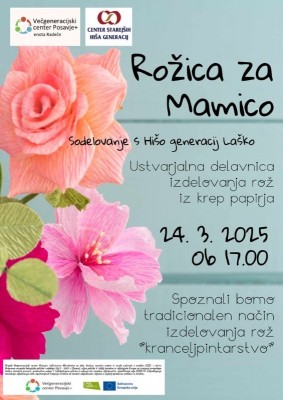 24.3.2025 - 17.00 - Rožica za mamico