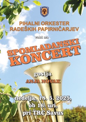 18.5.2025 - ODPOVEDANO - Spomladanski koncert KD PORP in panoramska vožnja s splavom