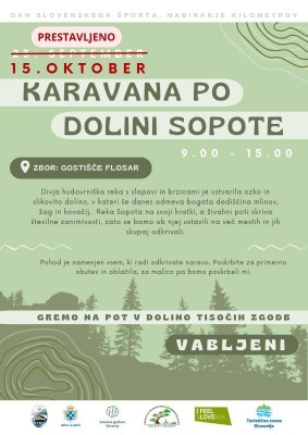 23.09.2025 - PRESTAVLJENO - Karavana po dolini Sopote