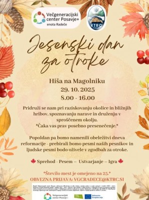 29.10.2025 - Jesenski dan za otroke na Magolniku