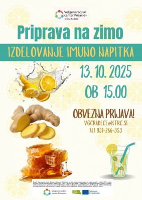 13.10.2025 - 15.00 - Izdelovanje imuno napitka