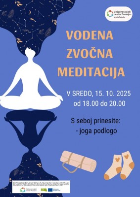 15.10.2025 - 18.00 - Vodena zvočna meditacija