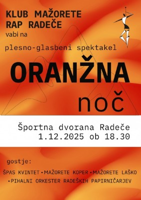 1.12.2025 - 18.30 - Oranžna noč