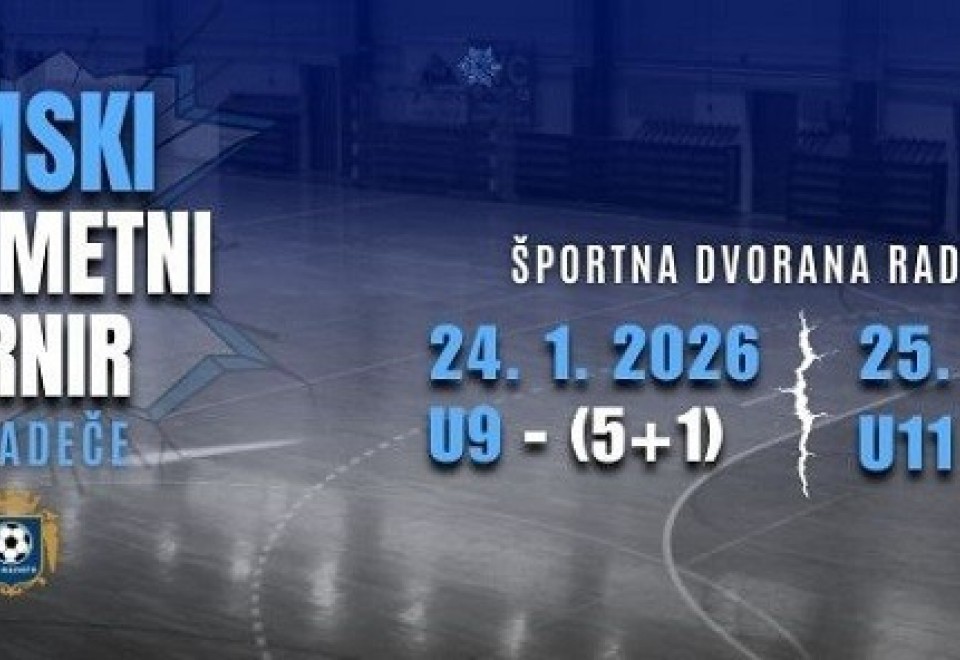 Vabljeni na nogometni turnir v Športni dvorani Radeče