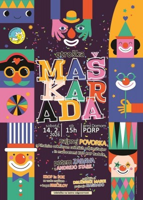 14.2.2026 - 15.00 - Otroška maškarada