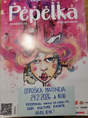 21.2.2026 - 10.00 - Pepelka, otroška matineja
