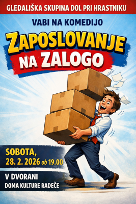 28.2.2026 - 19.00 - komedija Zaposlovanje na zalogo