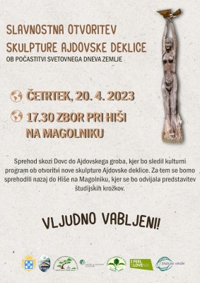 20.04.2023 - Slavnostna otvoritev skulpture Ajdovske deklice