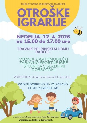 12.4.2026 - 15.00 - Otroške igrarije