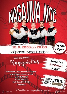 13.6.2026 - 20.00 - Nagajiva noč