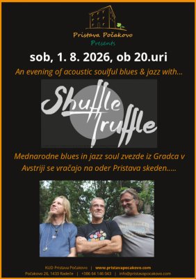 1.8.2026 - 20.00 - koncert Shuffle Truffle