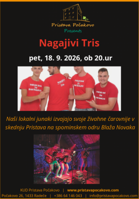 18.9.2026 - 20.00 - koncert skupine Nagajivi fantje