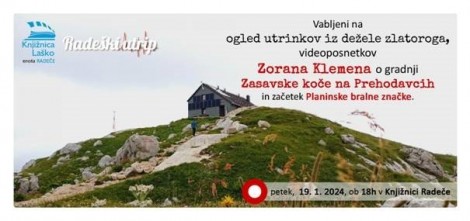 1.2.2024 - Kako so gradili kočo na Prehodavcih